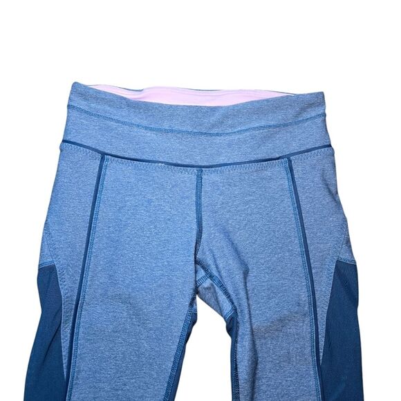 Lululemon Training Tough Crop 17" - Heathered Blue - Picture 2 of 12